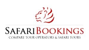 SafariBookings logo: a stylised lion above the SafariBookings name